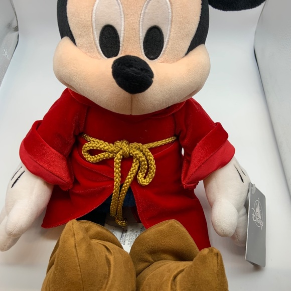 Disney Mickey Mouse Fantasia Sorcerer Stuffed Toy Large 23" Plush With Tags! - Picture 5 of 16